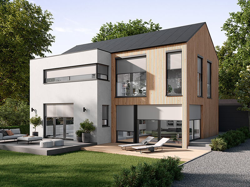 Die neuen, digitalen Lösungen des Sonnenschutz-Spezialisten unterstützen Alukon Partner und Kunden praxisorientiert und zielgerichtet bei der Planung von Sonnenschutzprojekten. Foto: © Alukon