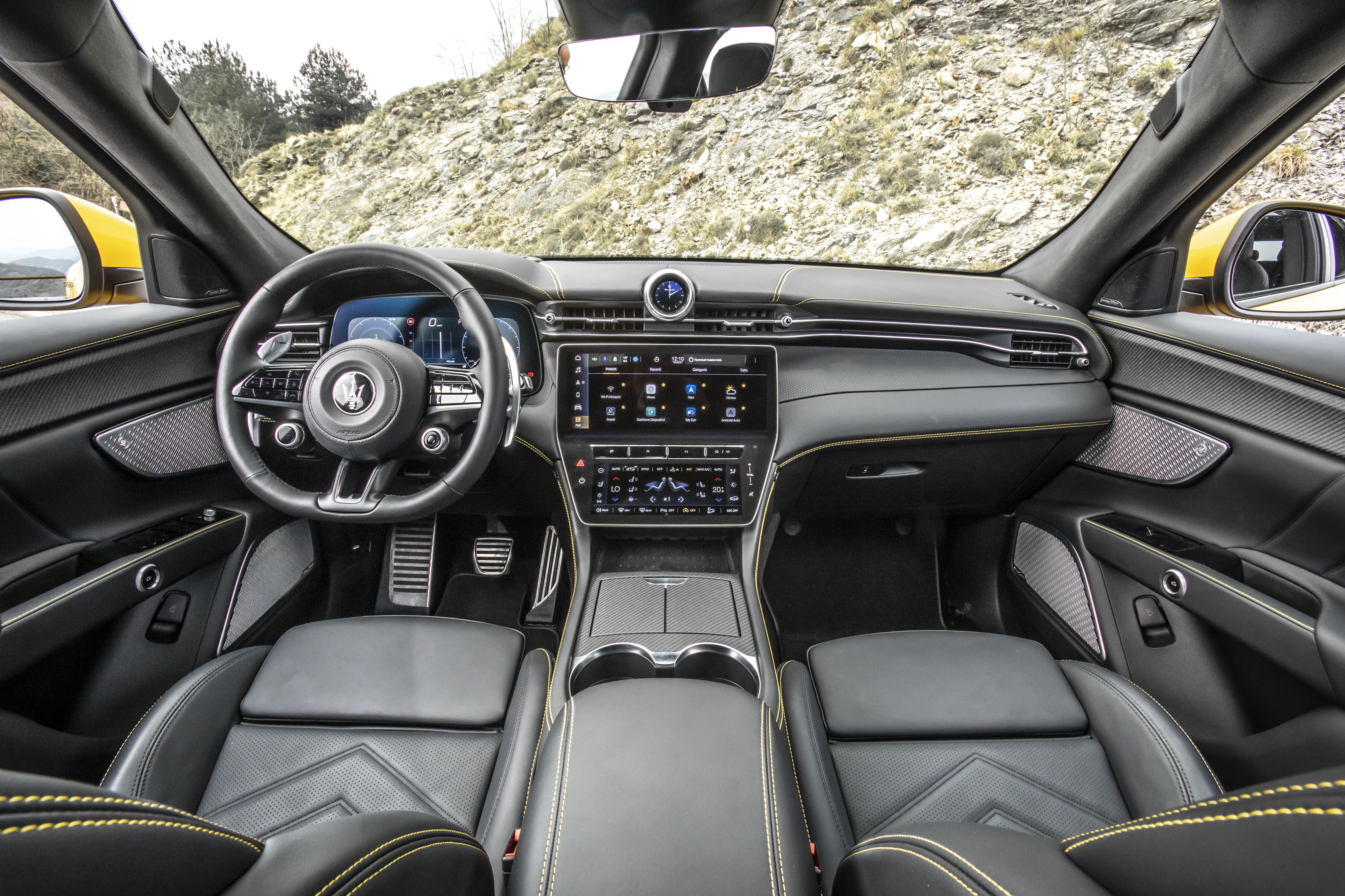 Der Maserati Grecale Trofeo, hier das Cockpit. Foto: © Maserati