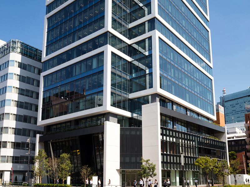 Schüco Büro im Gebäude Shintora-Dori Core, Tokio. Foto: © Schüco International KG