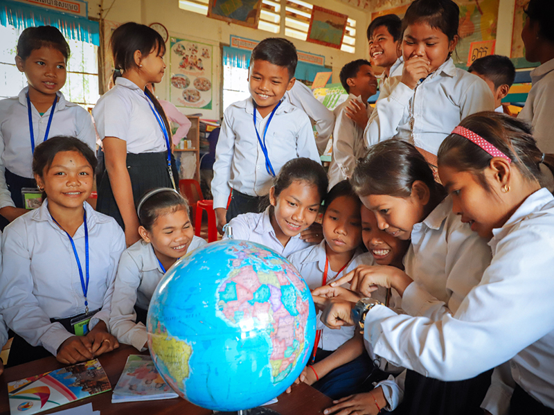 Geze übernimmt insgesamt 160 Patenschaften für Kinder aus 44 Ländern in Afrika, Asien und Lateinamerika. Foto: © Plan International