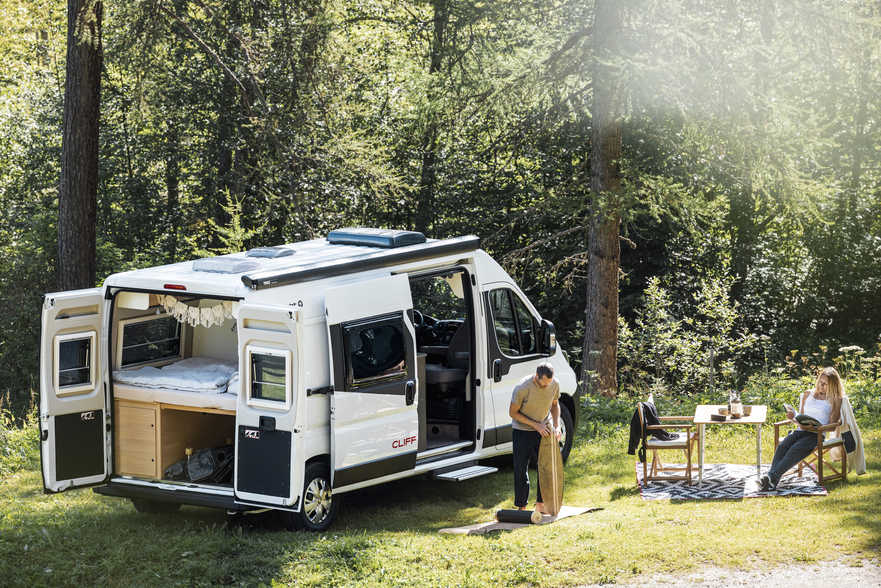 Sunlight baut erstmals auf Peugeot-Boxer-Basis und bietet mit dem Cliff 600 und Cliff 640 gleich zwei neue Modelle. Foto: © Sunlight