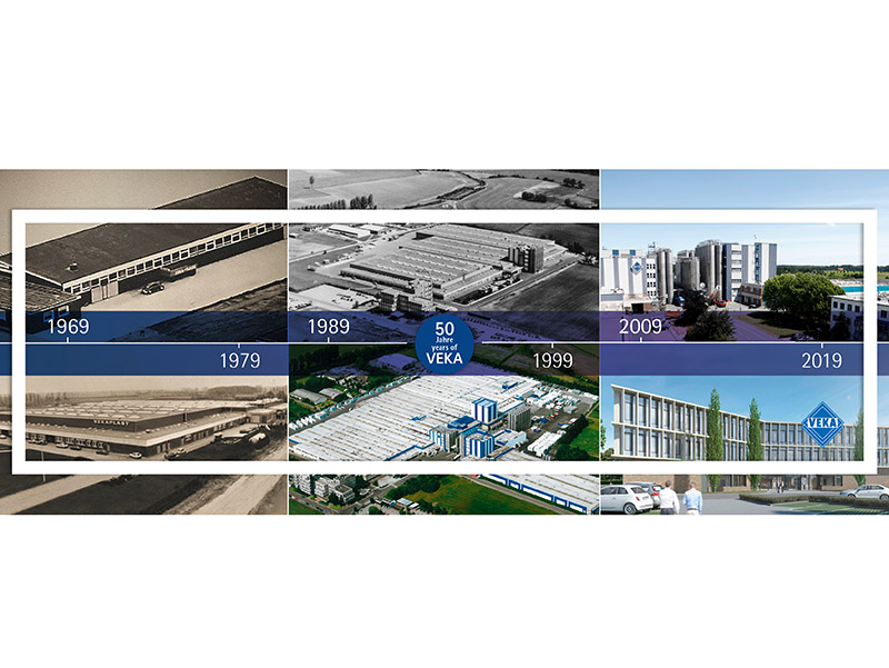 Das Unternehmen im Wandel der vergangenen 50 Jahre. Foto: © Veka