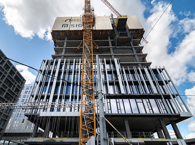 In Wien installiert Kone die ersten JumpLifts der zweiten Generation im DACH-Raum. Foto: © Stefan Seelig