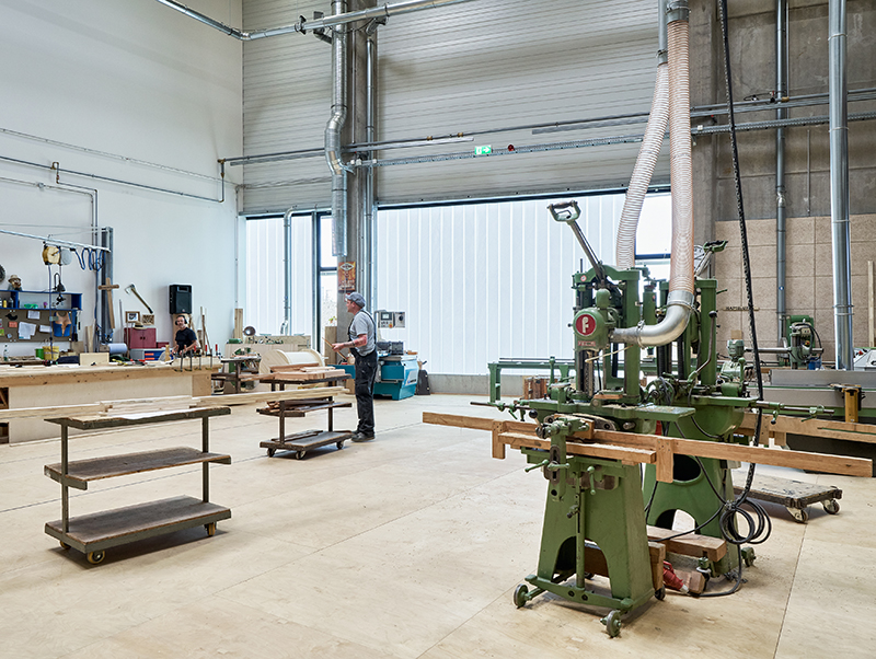 Die TWD sorgt für blendfreies Licht in Fundi und Werkstätten. Foto: © Meike Hansen, Hamburg