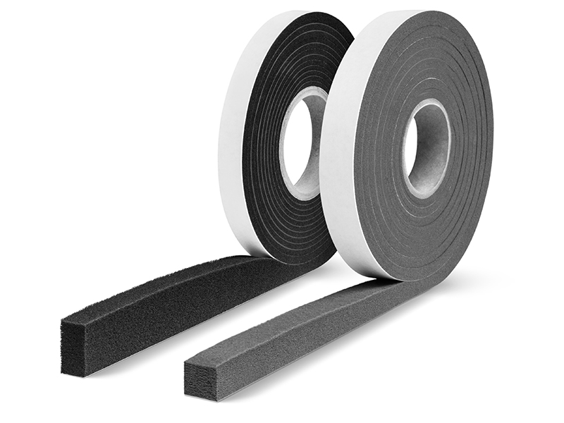 Das Hannoband-BG1 dichtet hoch beanspruchte Primär- und Kreuzfugen im Fassaden- und Fensterbau langfristig ab. Foto: © Hanno Werk GmbH & Co. KG