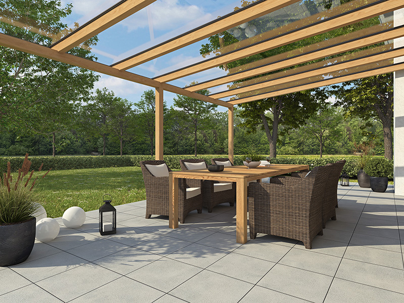 Die nachhaltige Neuheit ermöglicht jederzeit den freien Blick ins Grüne. Foto: © Vitello System