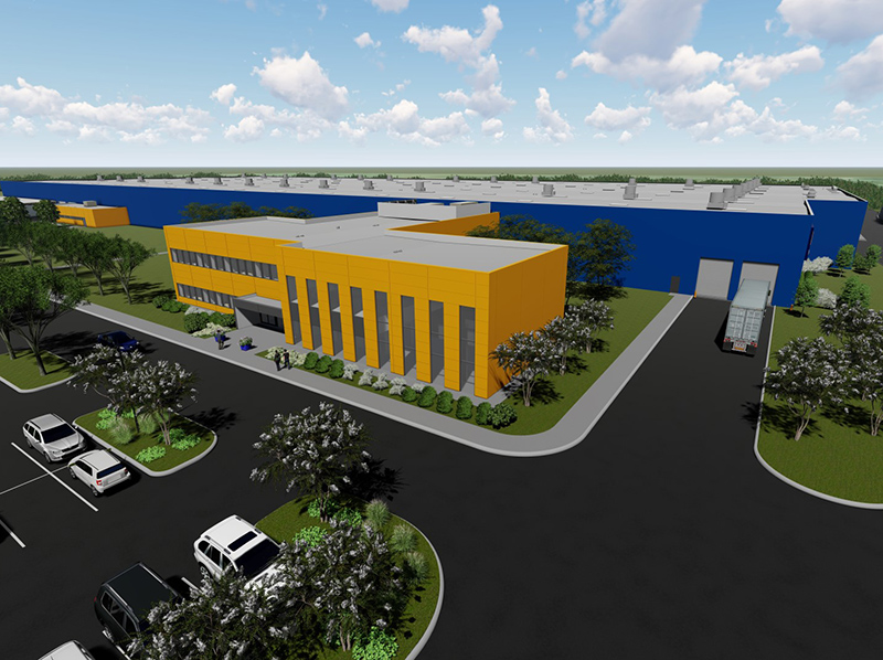 Der neue Standort Sparta in Tennessee ermöglicht eine Ausweitung der Produktion für Garagen- und Industrie-Sectionaltore für den amerikanischen Markt. Foto: © Hörmann