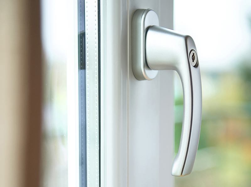 Abschließbarer Fenstergriff. Foto: © Siegenia