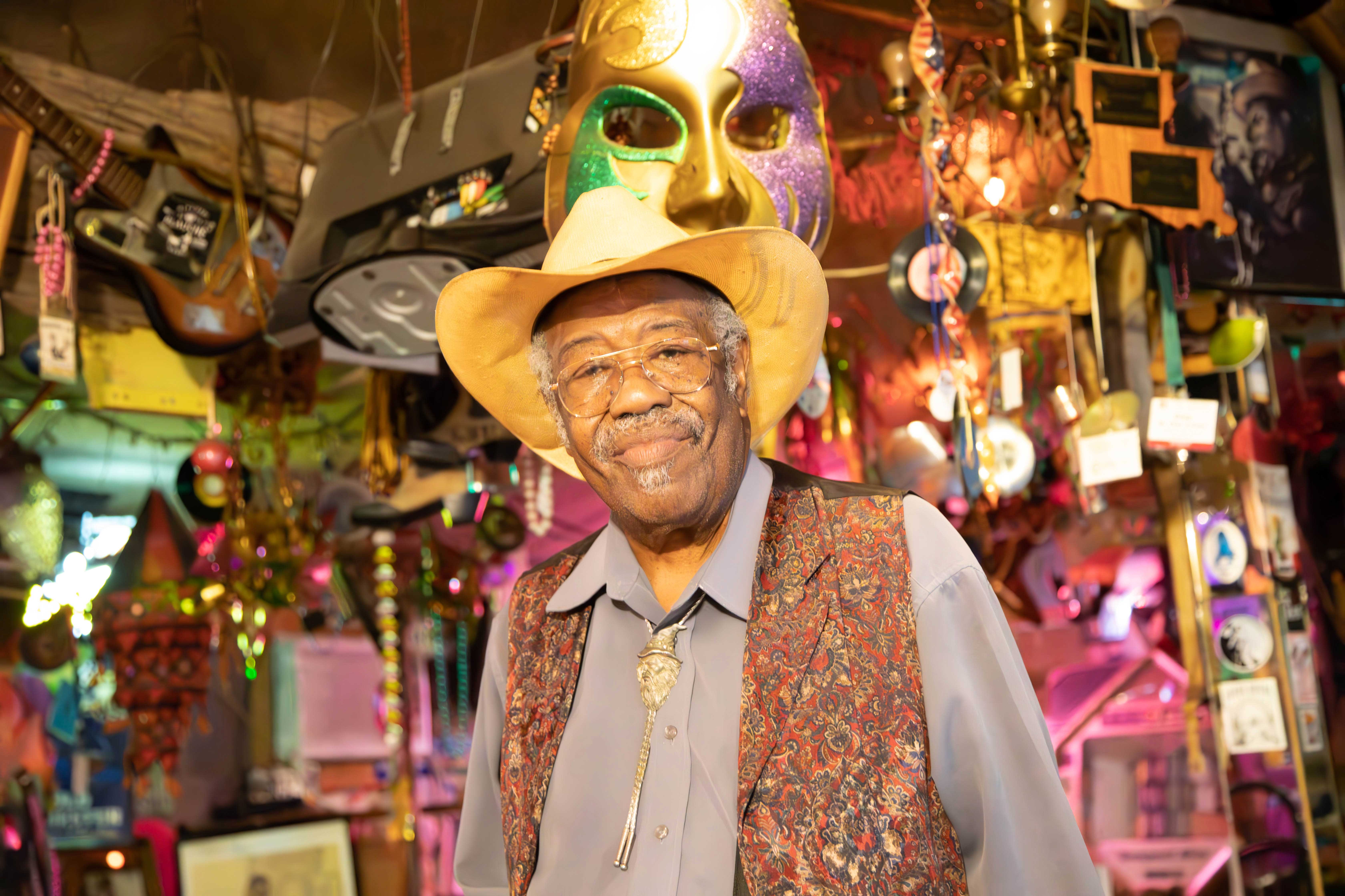 Teddy, eigentlich Lloyd Johnson jr., in seiner Blues Bar Teddy‘s Juke Joint in Baton Rouge Foto: © Michael Soltys