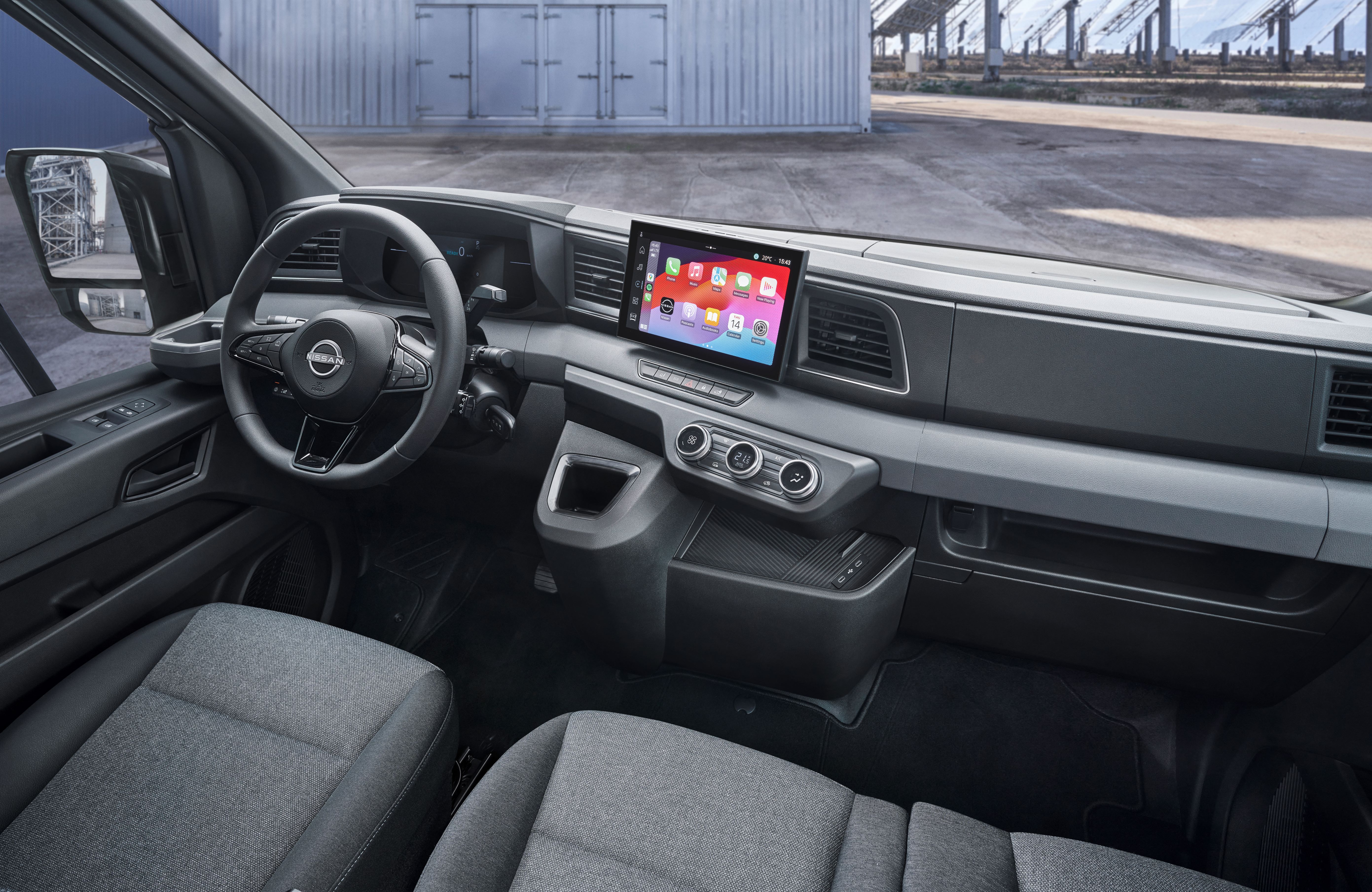 Der Blick in das Interieur des neuen Nissan Interstar. Foto: © Nissan