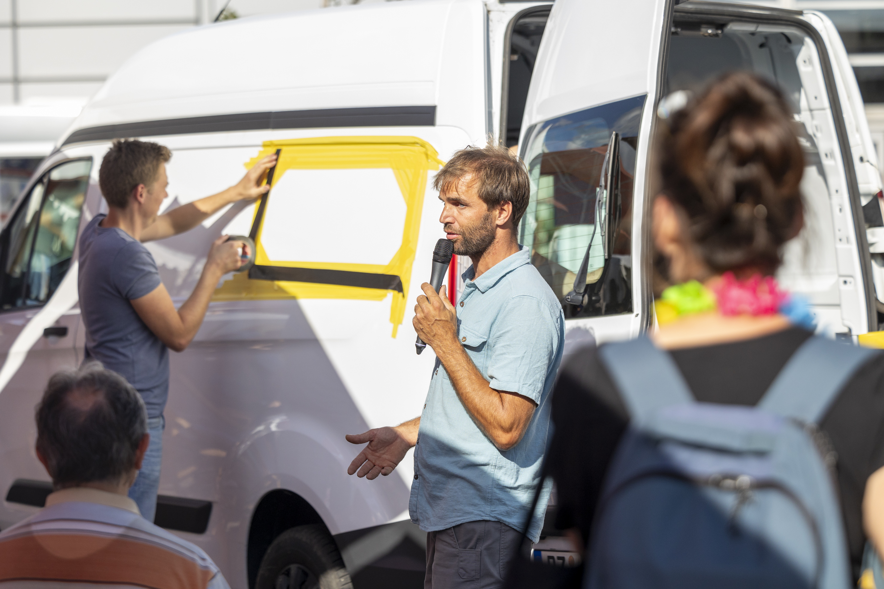 Selbst Handanlegen beim Caravan-Ausbau - Tipps dafür gibt es auf der Messe. Foto: © Messe Düsseldorf / Constanze Tillmann