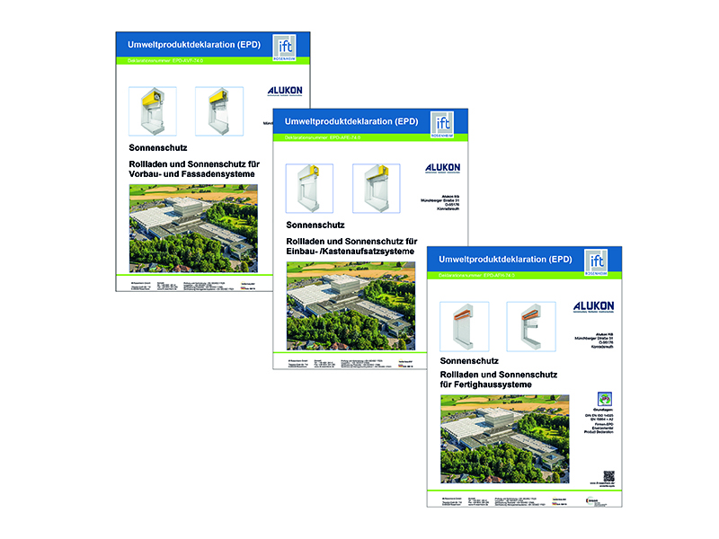 Die produktbezogenen EPDs gibt es für die Rollladen- und Sonnenschutzsysteme für den Einsatz als Vorbau-, Kasten-, Aufsatz- oder Fertighaussysteme. Foto: © ift Rosenheim