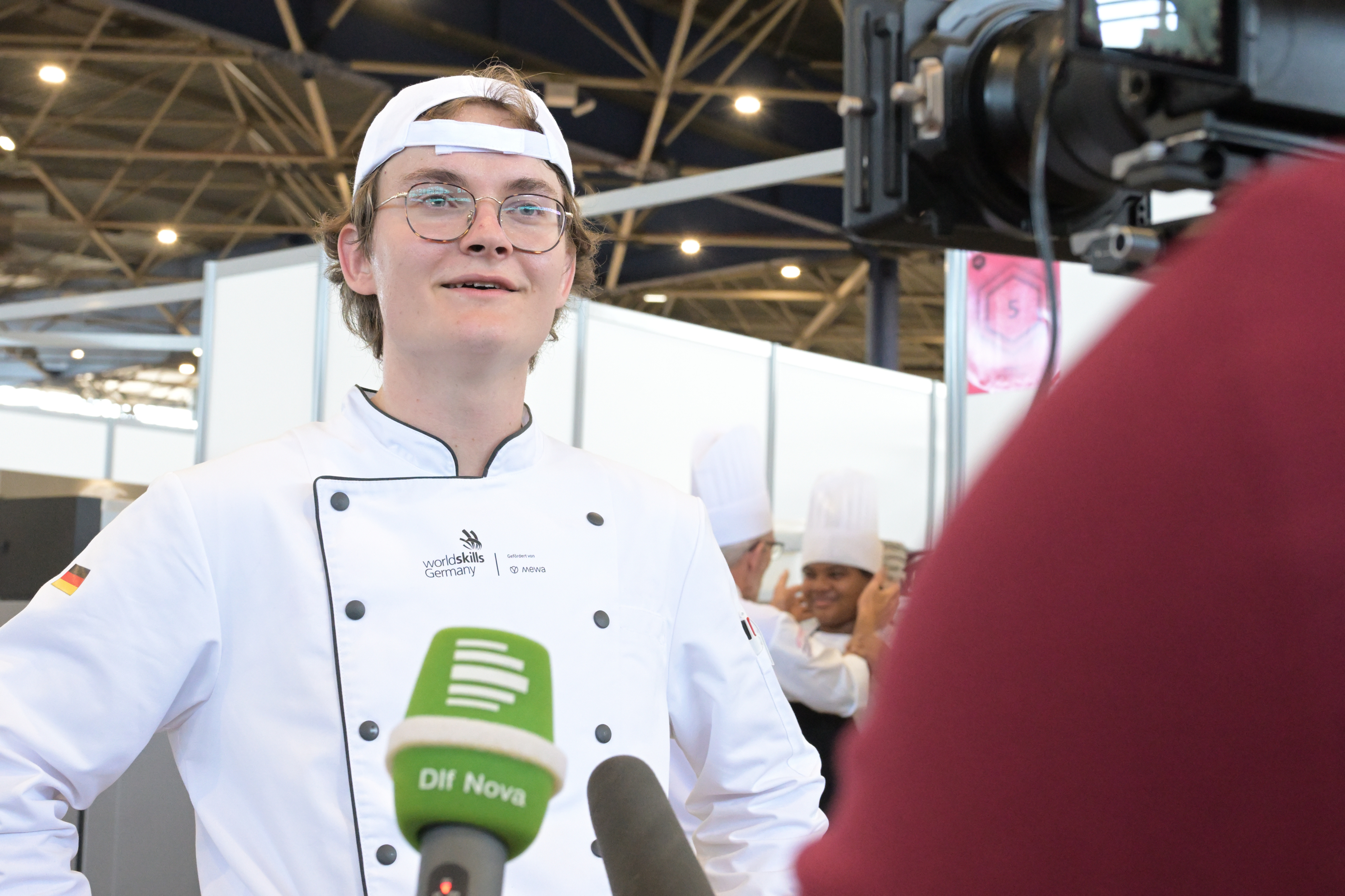 Bäcker Max Baier gewann in Lyon eine Exzellenzmedaille Foto: © WorldSkills Germany/Martin Klindtworth