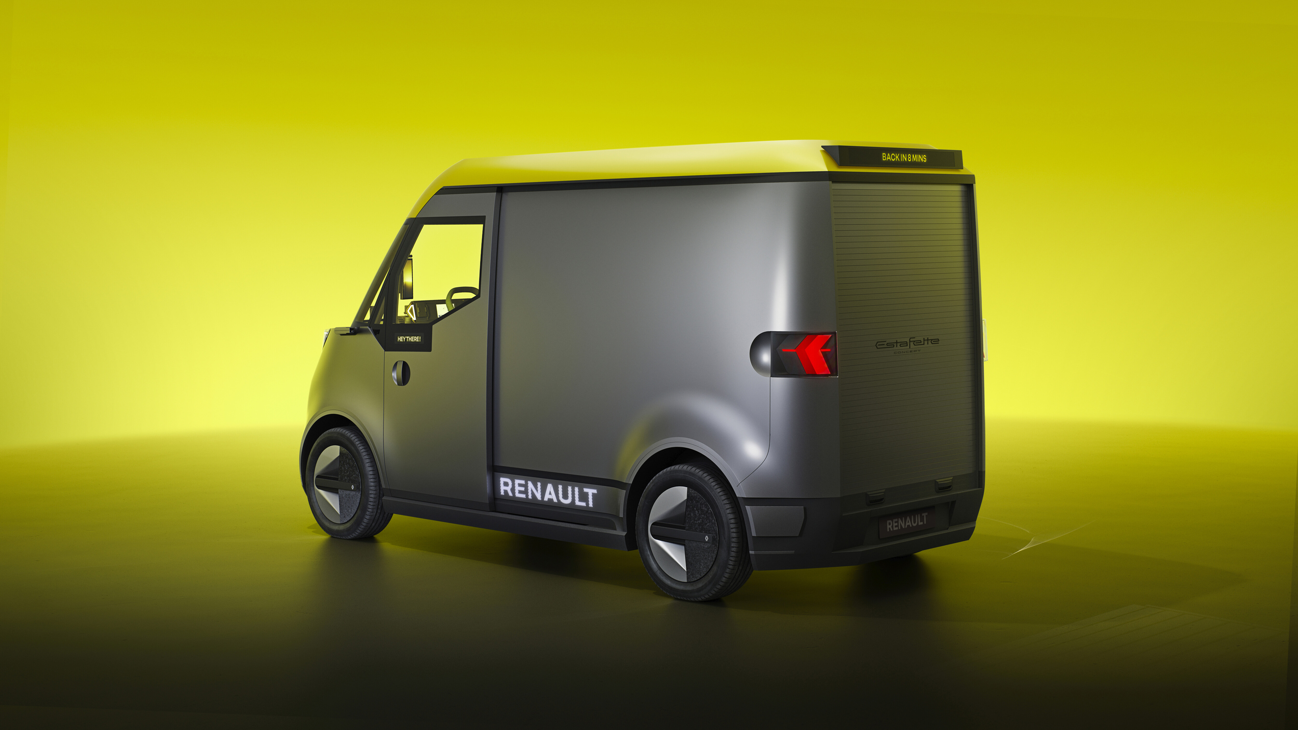 Renaults Vision eines künftig Transporters, dieEstafette Concept, soll ab 2026 vom Band laufen. Foto: © Renault