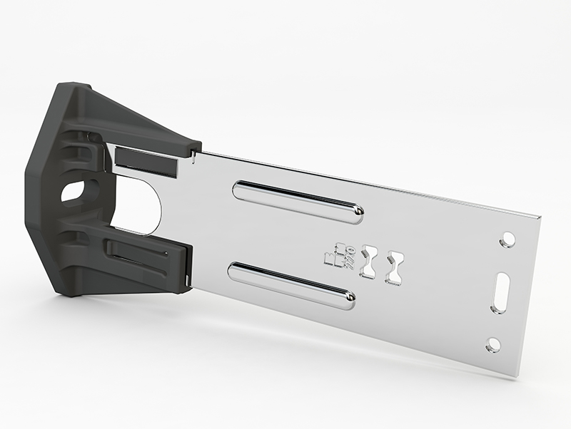 An Bord des für die Tour umgebauten Crafters befindet sich die neue bauaufsichtlich zugelassene Wandkonsole ZeLa Click. Foto: © BWM Fassadensysteme GmbH