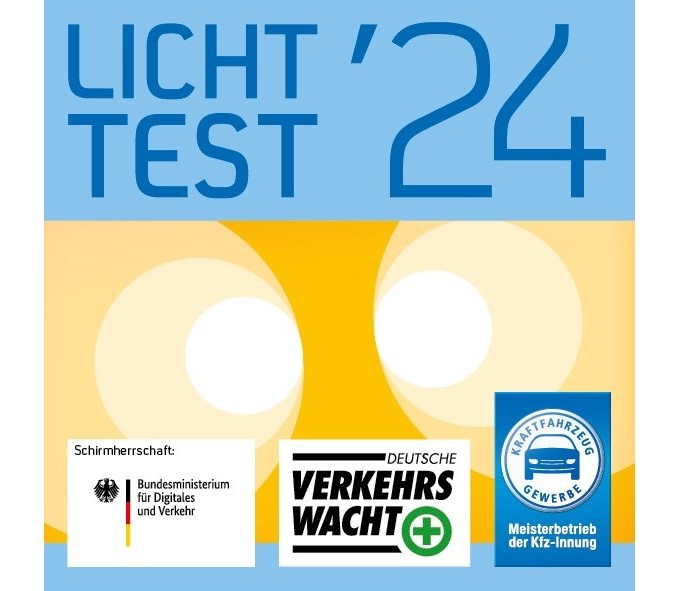 Wer die Licht-Test-Plakette 2024 auf der Windschutzscheibe hat, kann auch an einem Gewinnspiel teilnehmen. Foto: © ZDK