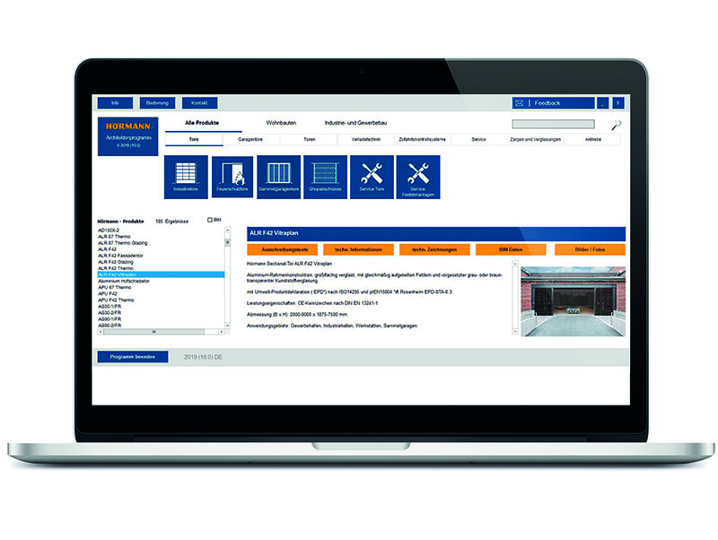 Die BIM Daten der Hörmann Produkte sind über das Hörmann Architektenprogramm abrufbar. Darüber hinaus unterstützt ein eigenes Team bei Fragen via Telefon oder E-Mail. Foto: © Hörmann