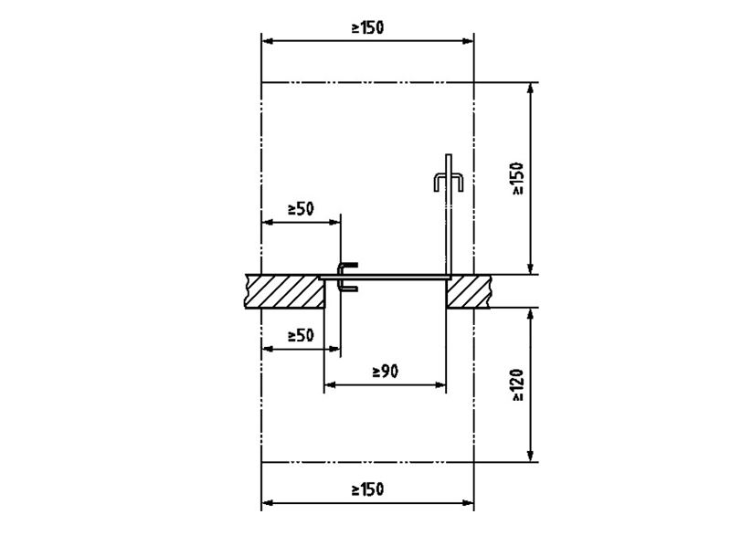 DIN 18040-2, S. 14 – Bild 4 – a Bewegungsflächen vor Drehflügeltüren. Foto: © BF/VFF