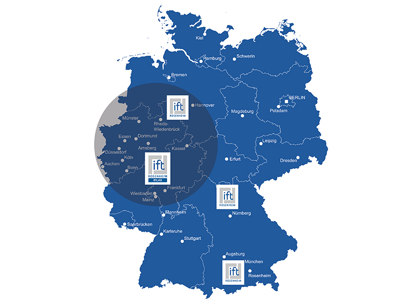 Mit dem iftLAB im Herzen von NRW werden die Prüfmöglichkeiten in dieser Region deutlich verbessert. Foto: © ift Rosenheim