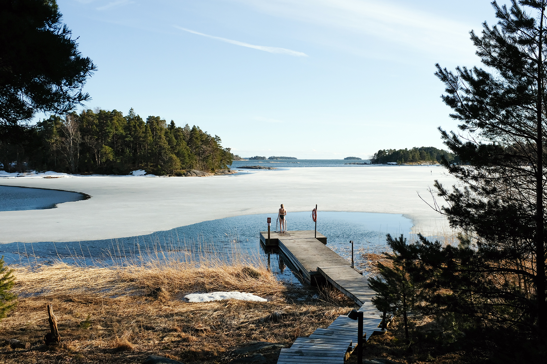 »IN FINNLAND IST ES GANZ NORMAL, DASS UNTERNEHMEN UND STAATLICHE EINRICHTUNGEN EINE EIGENE SAUNA BETREIBEN.« Foto: © Mariia Kauppi