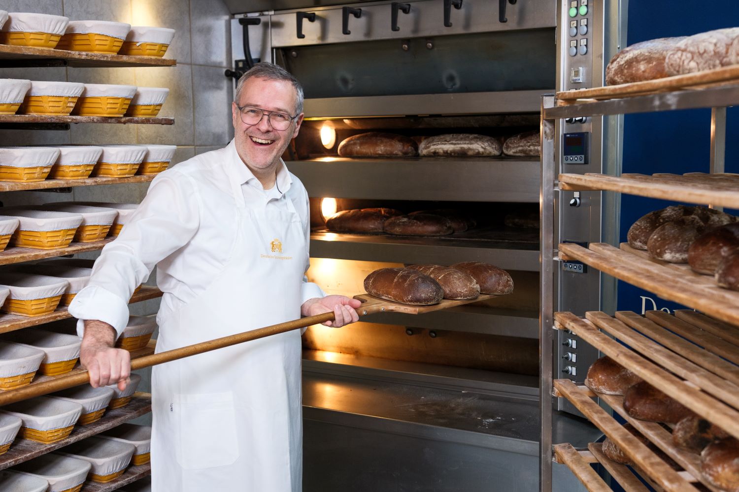 ZDH-Pr&auml;sident J&ouml;rg Dittrich ist eigentlich Dachdeckermeister. Er war aber 2025 Brotbotschafter (Archivfoto) und engagiert sich gegen die Beschr&auml;nkung der Sonntagsarbeit. Foto: © Zentralverband des Deutschen Bäckerhandwerks e.V. / Kellermanns 