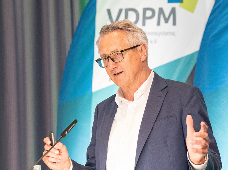 Vorstandsvorsitzender Christoph Dorn. Foto: © VDPM / Simone M. Neumann