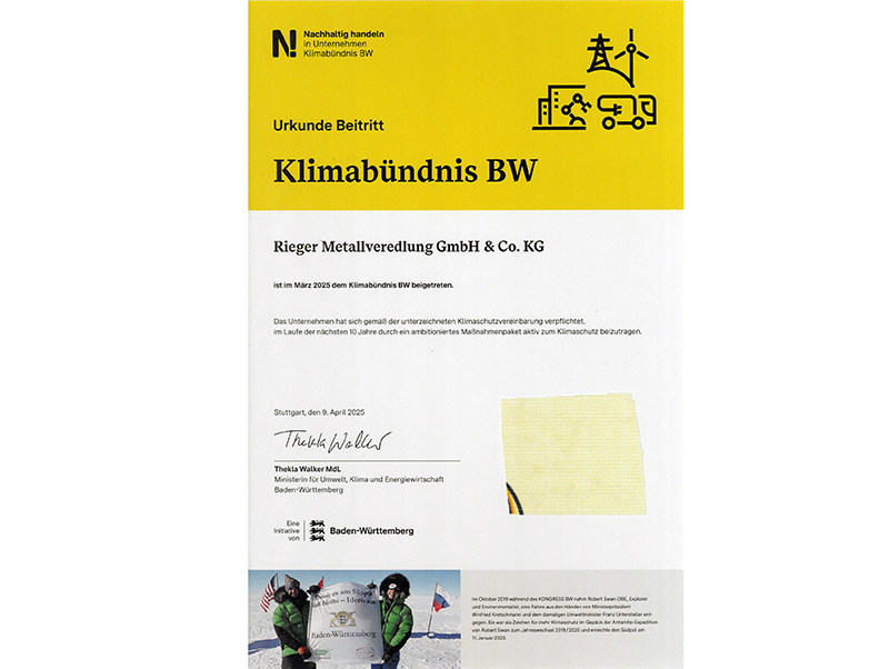 Foto: © Rieger Metallveredlung