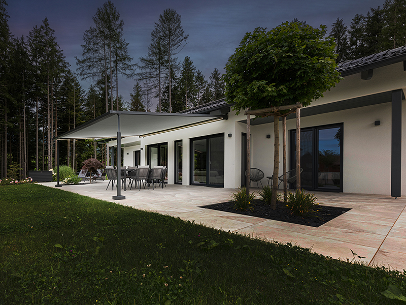 Besonderen Anklang fand vor allem das vielfältige Lichtsystem mit der Option, zwischen warmweißem und farbigem Licht wechseln zu können. Foto: © Markilux