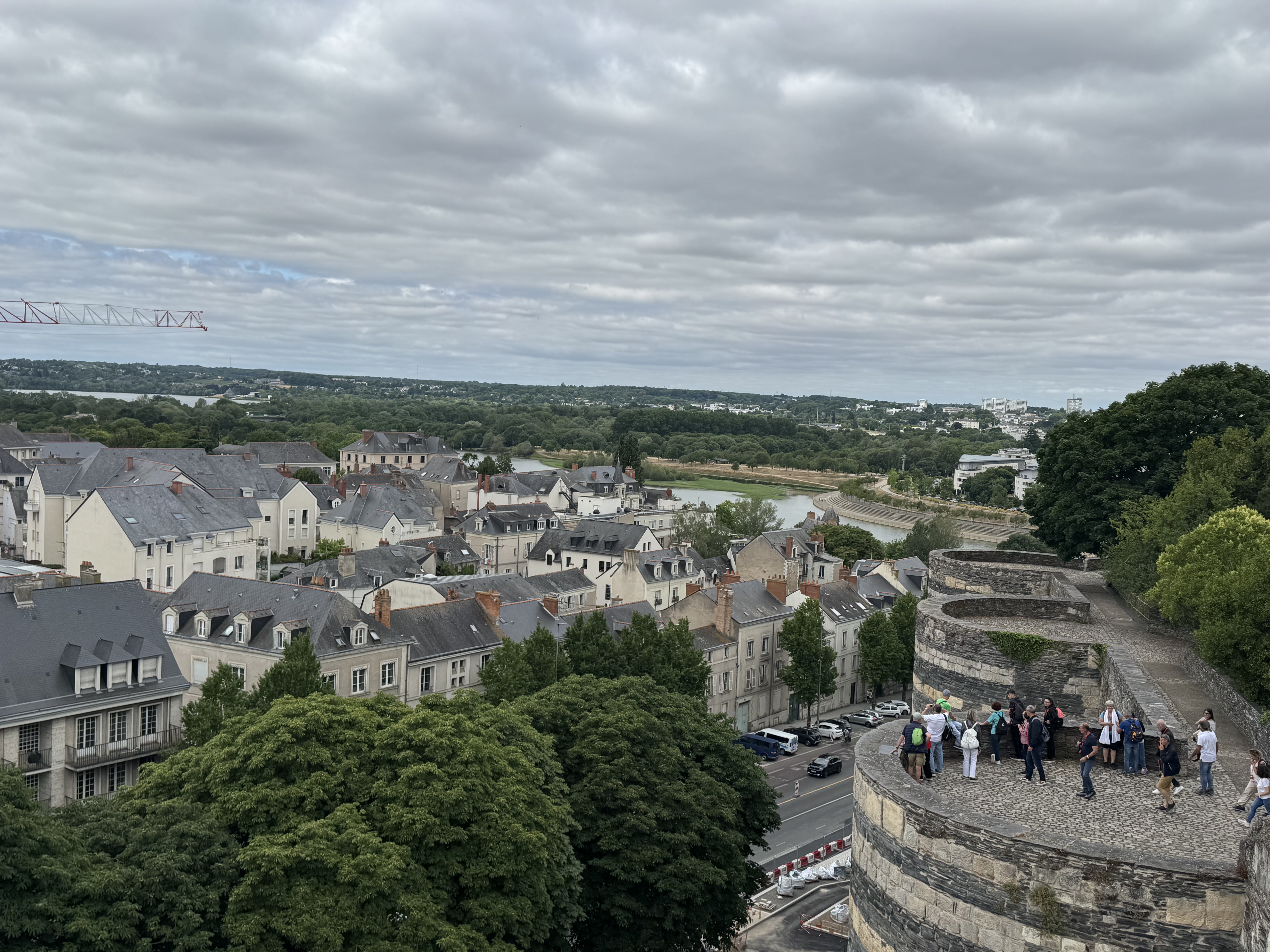 Der Blick vom Schloss Angers. Foto: © Stefan Buhren