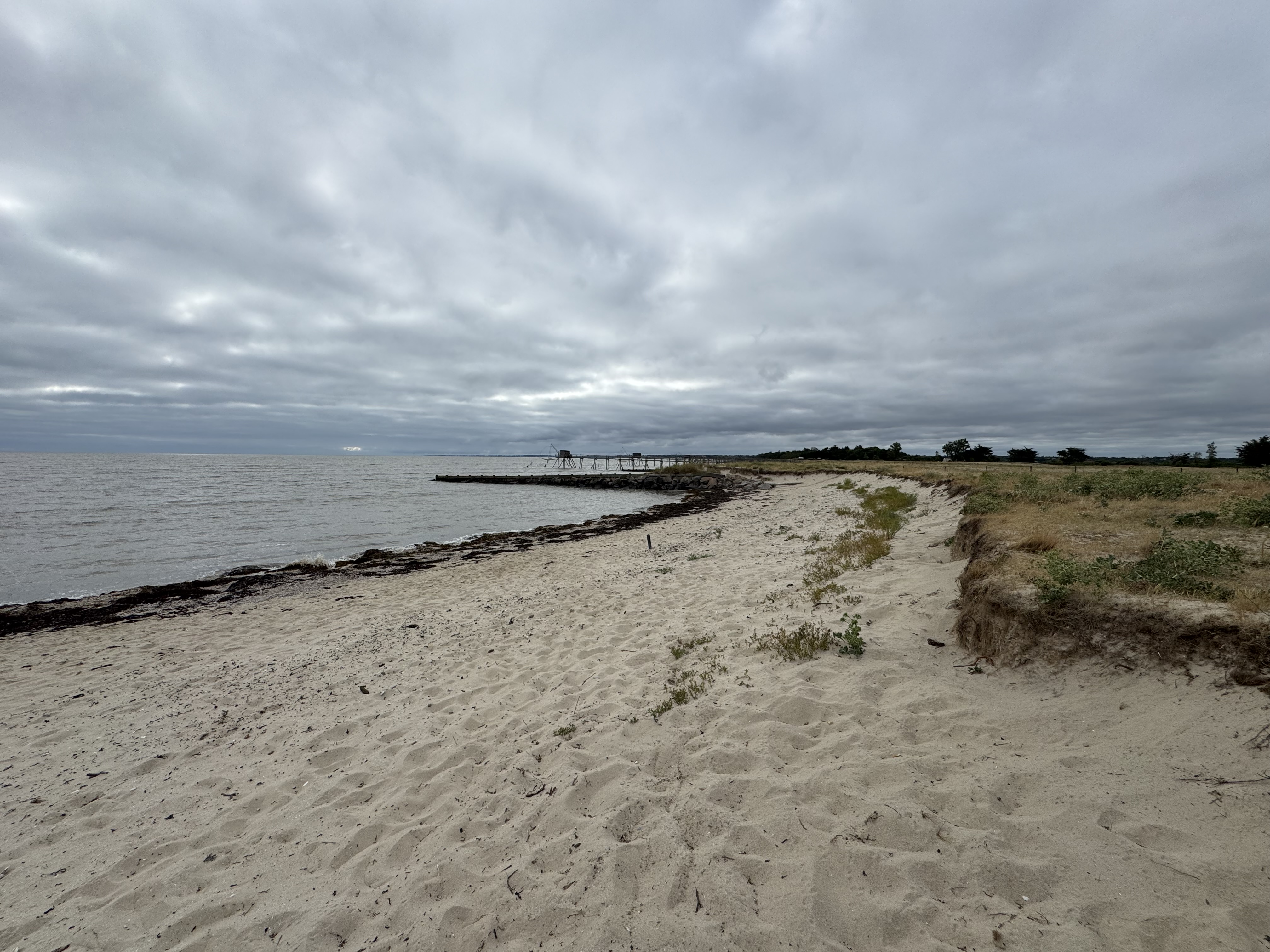 Der Strand am Campingplatz Camping Domaine du Collet in der Nähe von Pornic. Foto: © Stefan Buhren