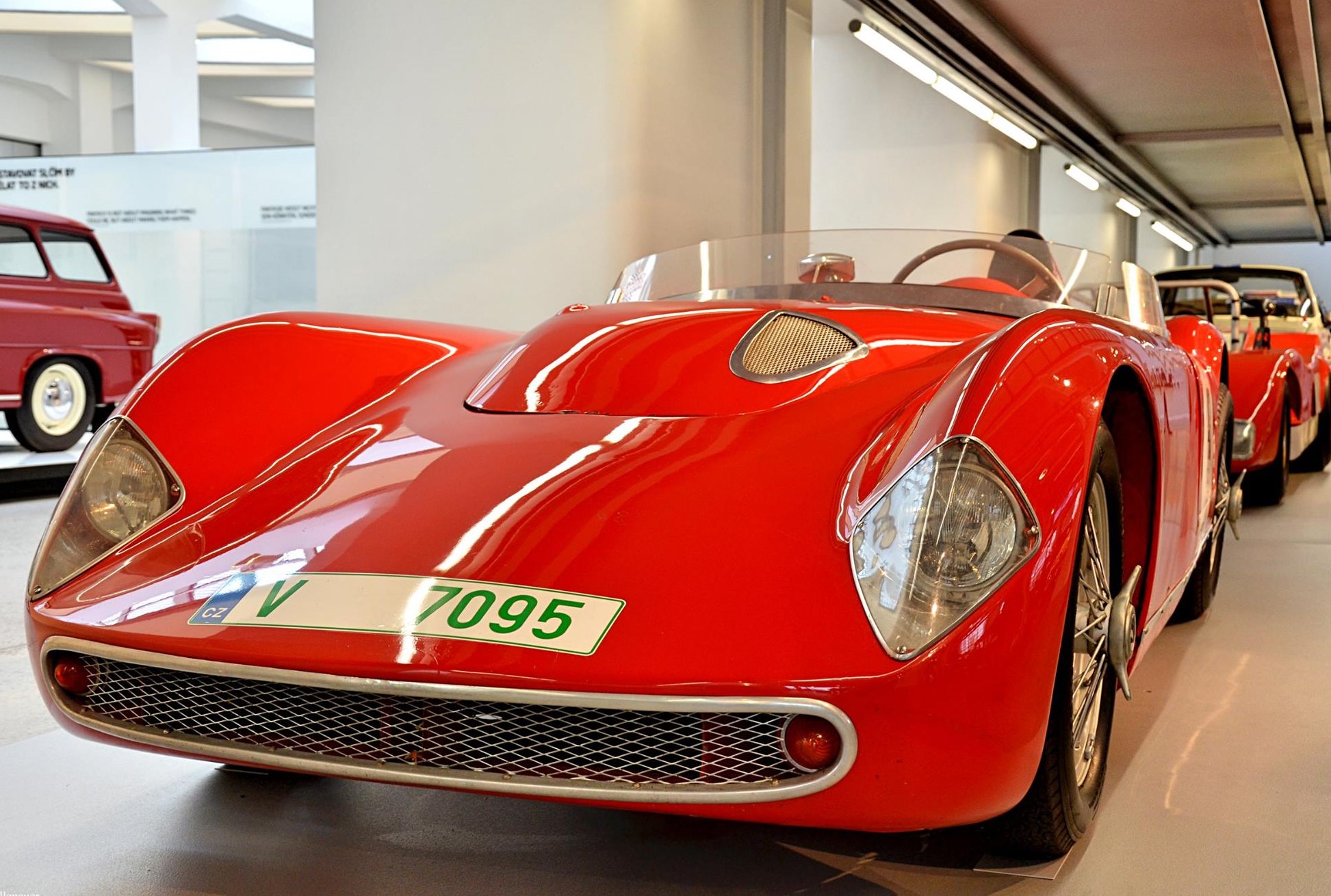 Ein Hingucker: der Škoda 1100 OHC, zweisitziger Rennwagen, 1958. Foto: © Jürgen Ulbrich
