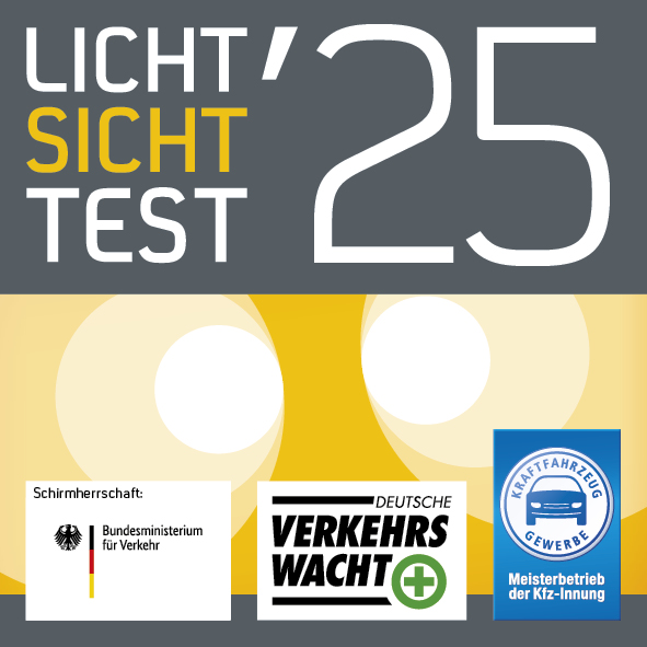 Die neue Plakette des Licht-Sicht-Tests 2025. Foto: © ZDK