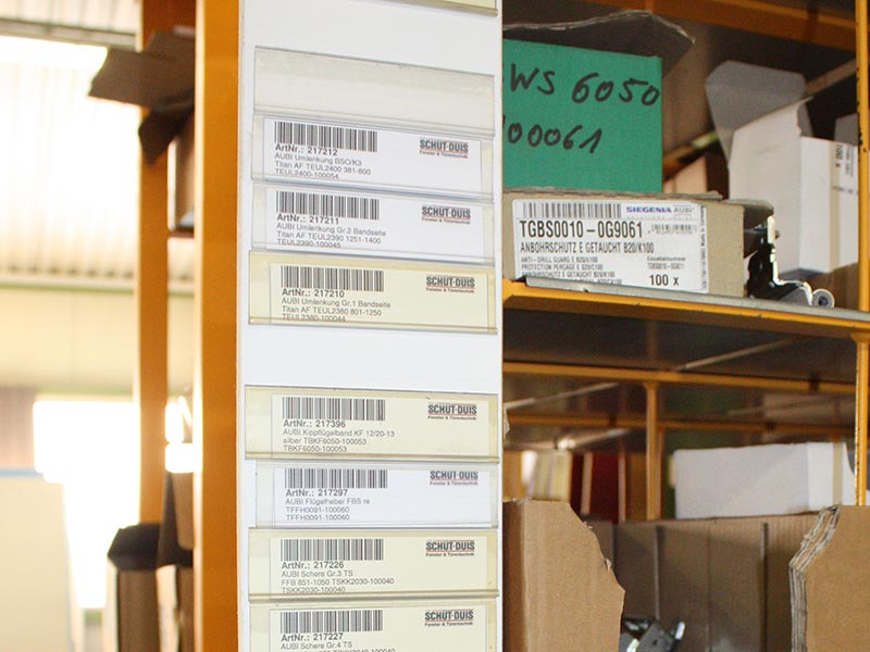 Alles geordnet: Die Barcodes sorgen für eine gute Übersicht und einen schnellen Bestellprozess. Foto: © Schüt-Duis