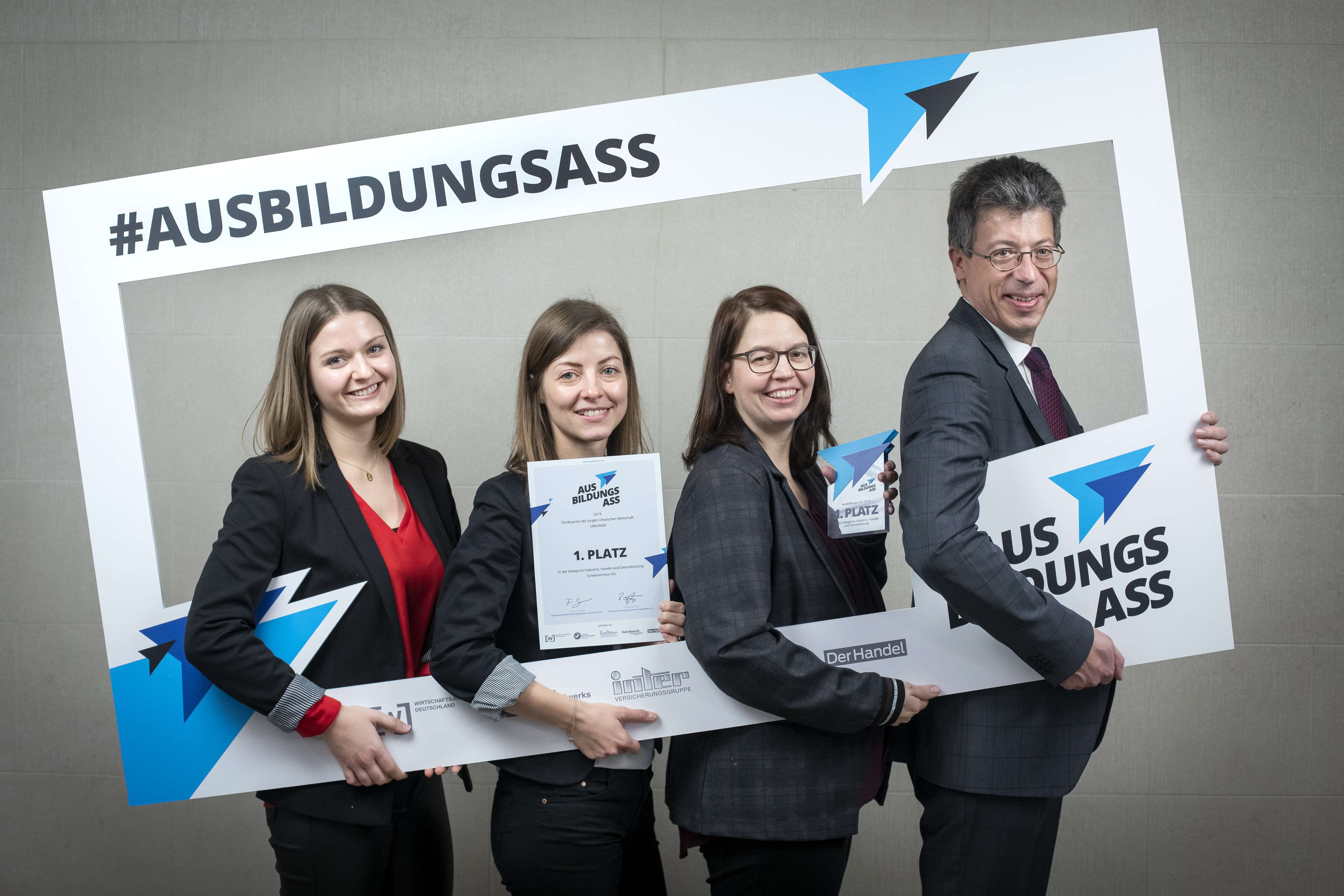 Das Gewinner-Team der SchwörerHaus KG Foto: © Janine Schmitz/photothek.net 