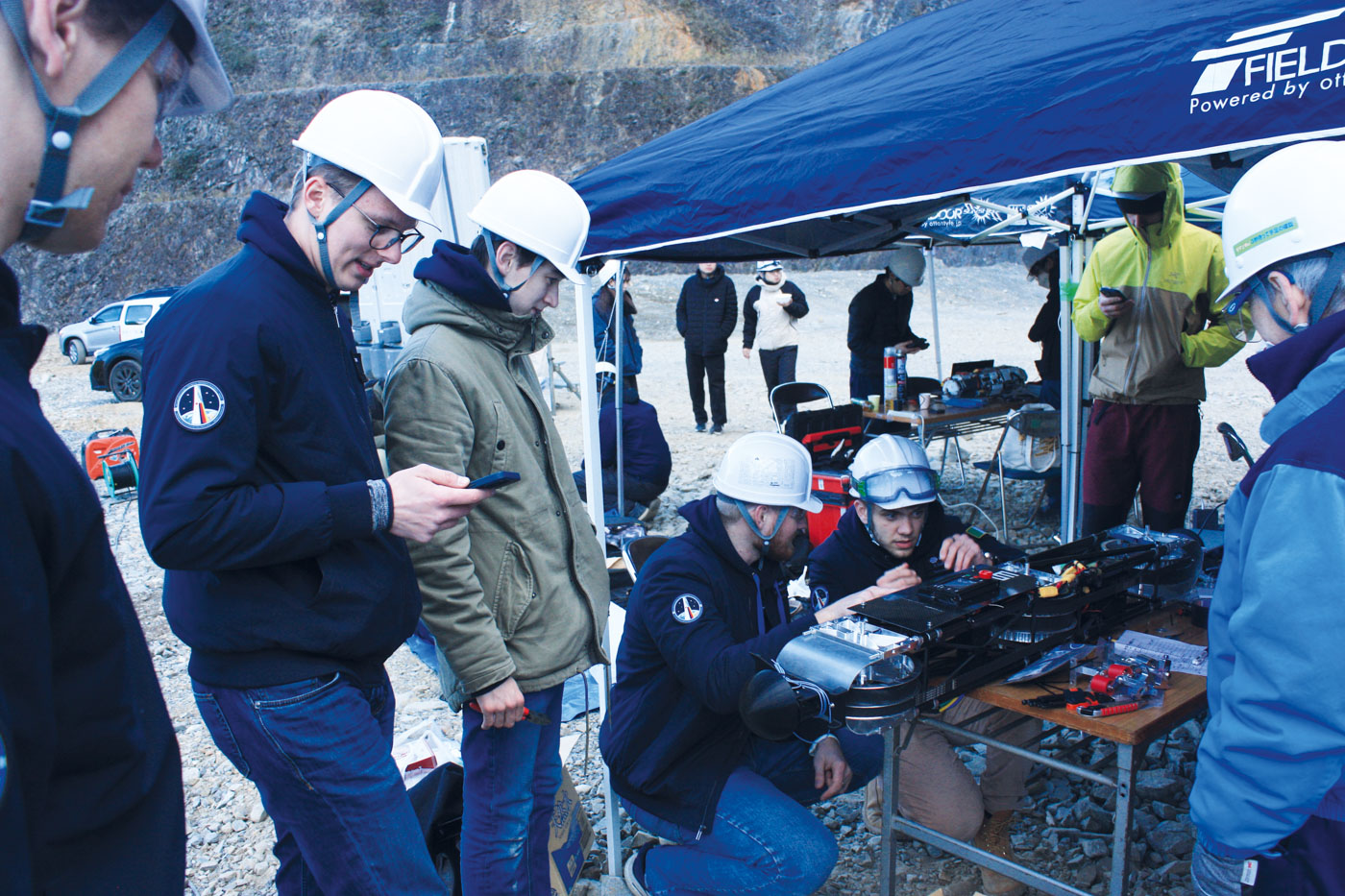 Final preparations and integration of electronics on the Graksler 4.3 in Japan Photo: © WARR