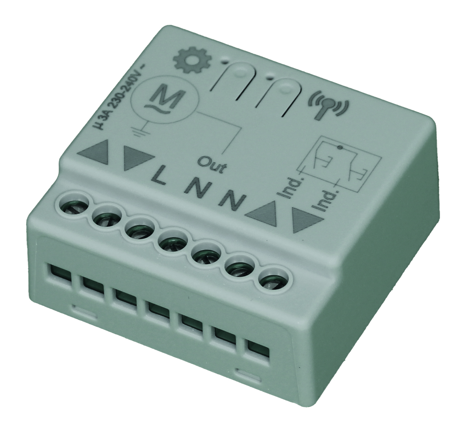 Mit dem Funkempfänger erfolgt das Ansteuern der Antriebe über eine Smart-Home-fähige Zentrale. 