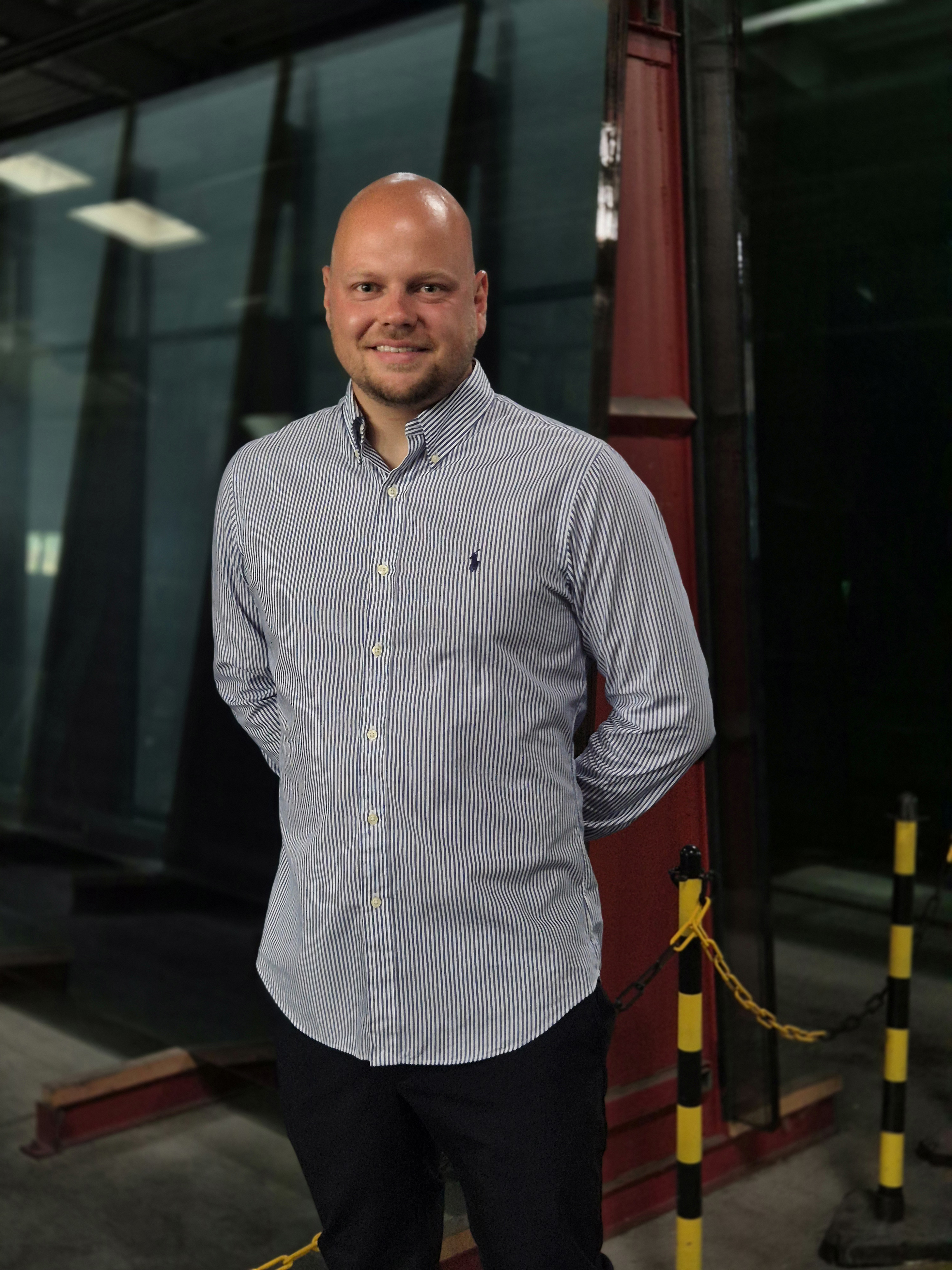 Karl Fatteicher Geschäftsführer der Hanseglas Rostock GmbH. Foto: © Hanseglas Rostock