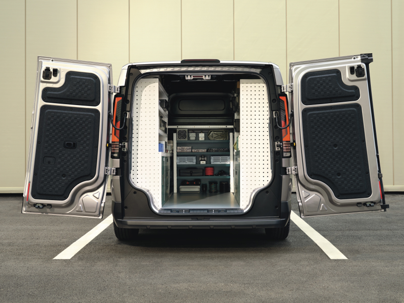 Für jeden Bedarf einzurichten – der Kia PV5 Cargo. Foto: © Kia Deutschland GmbH