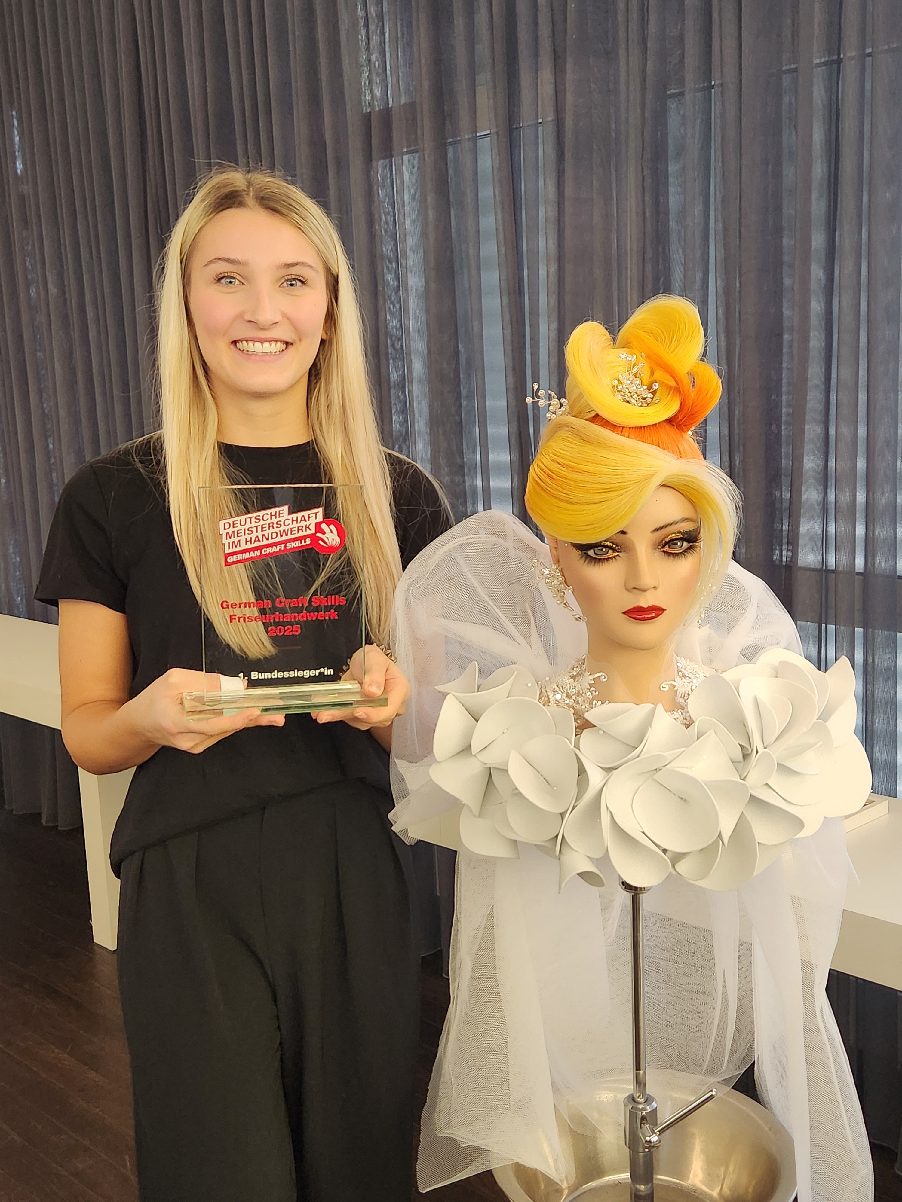 Ilaria Saquella ist die Deutsche Meisterin der Friseure 2025 Foto: © ZV Friseurhandwerk