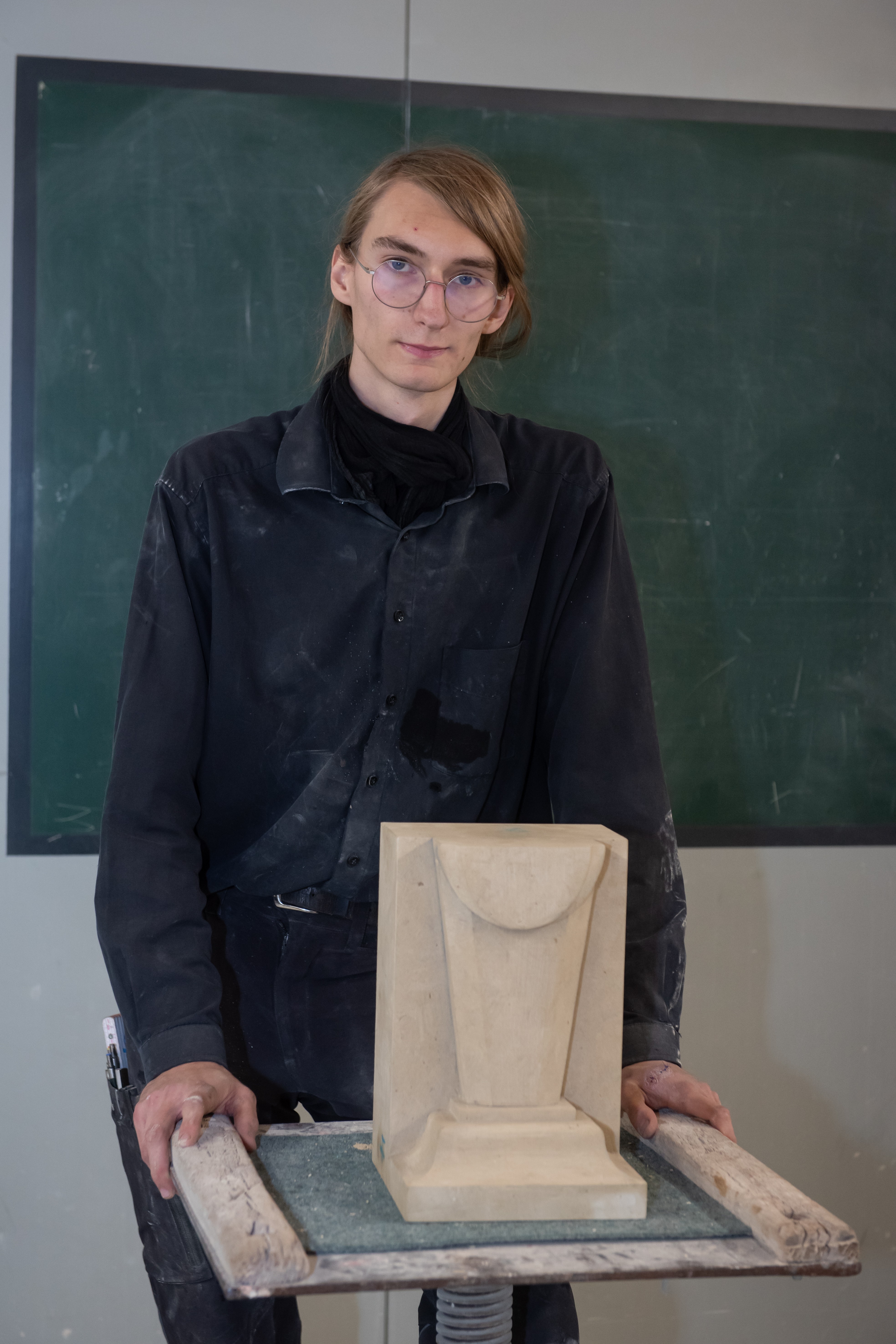 Deutscher Meister der Steinmetze 2025, Jonas Höhn Foto: © Fotowerk Halle/Bianca Fröbus-Baum