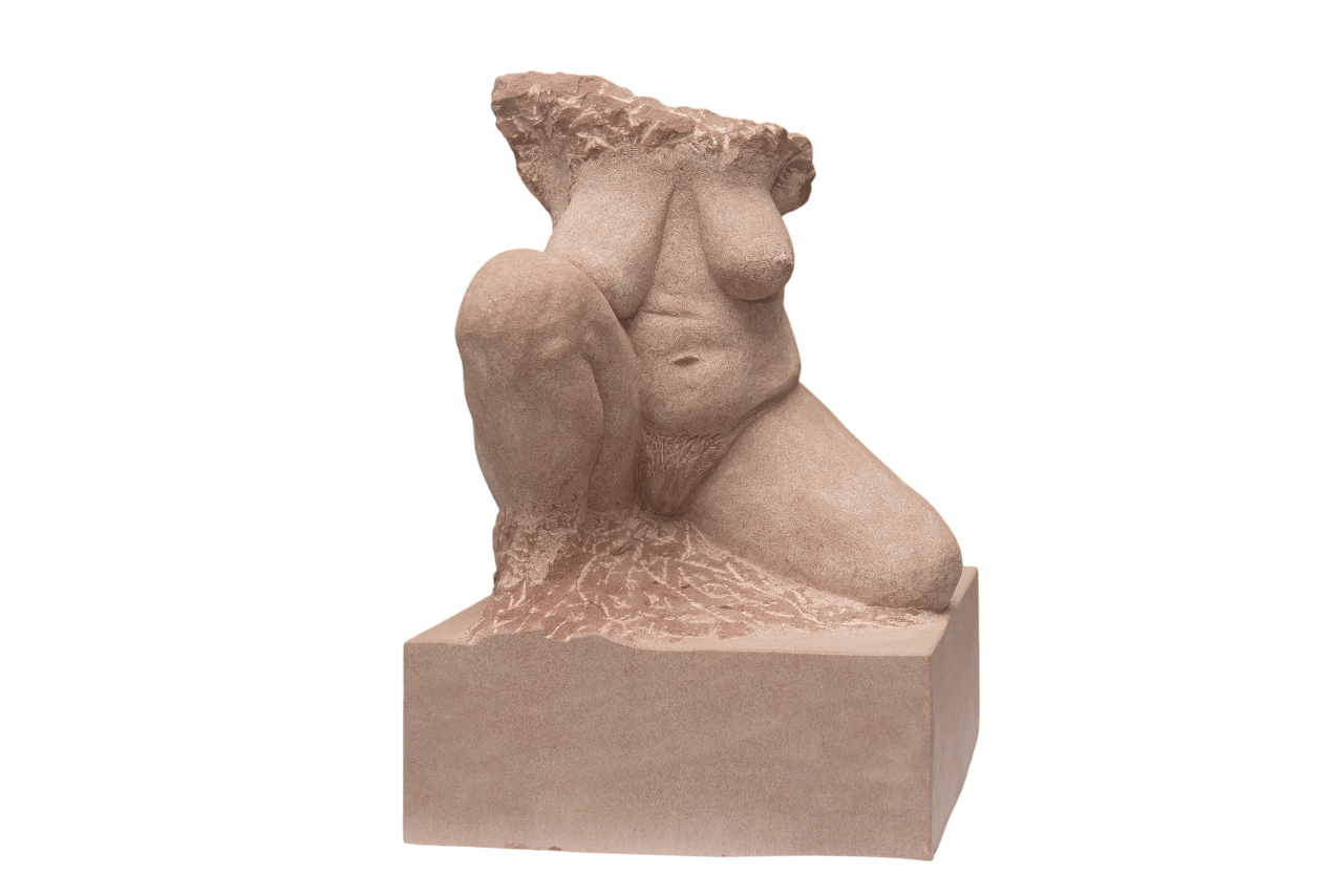 Mit dem weiblichen Akt Maria siegte Steinbildhauerin Sophia Böhm beim Gestaltungswettbewerb. Foto: © Fotowerk Halle/Bianca Fröbus-Baum