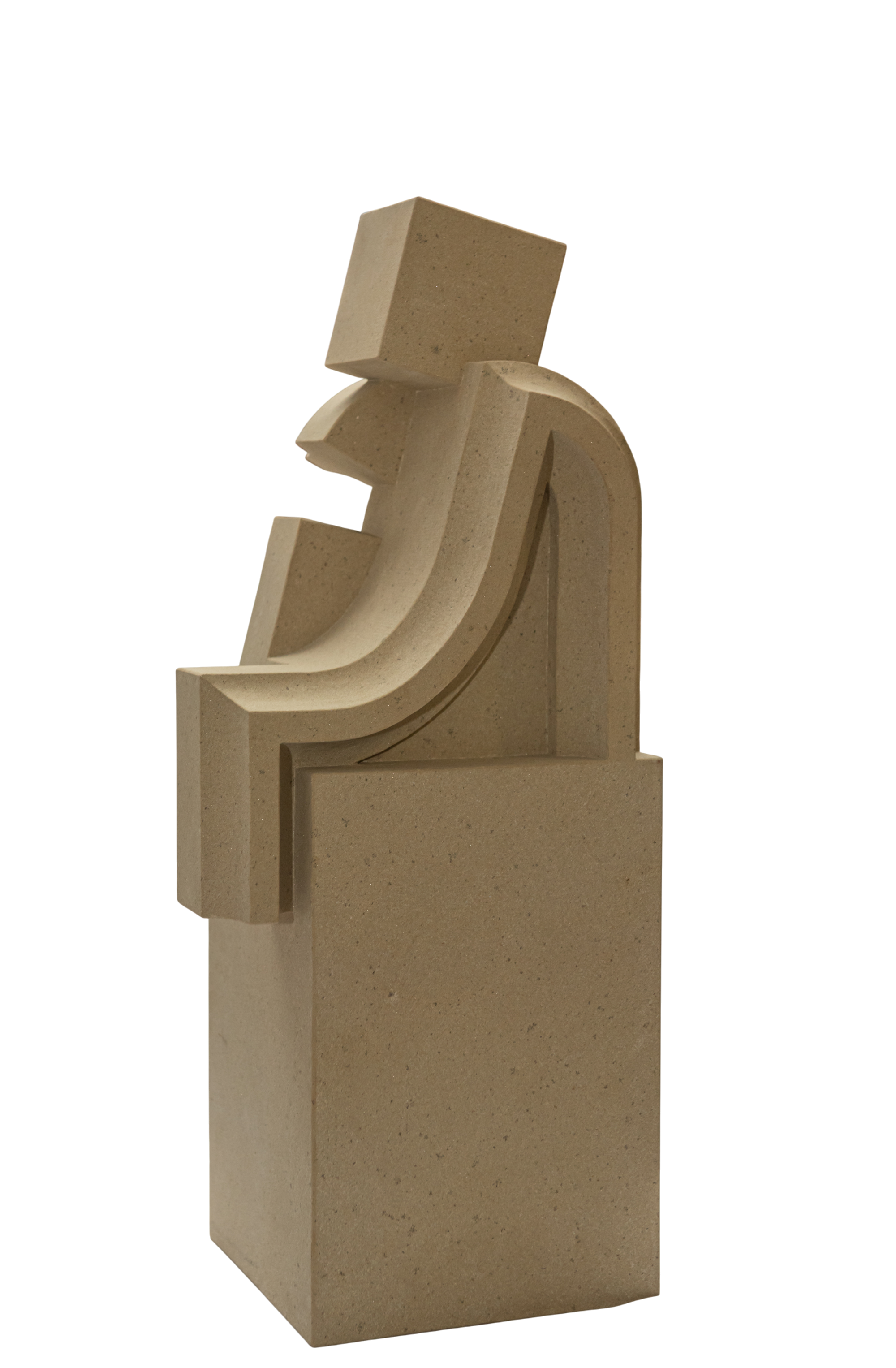 Mit seinem Blendmaßwerk-Männchen überzeugte Mario Nuvolin die Jury und holte sich den Titel beim Gestaltungswettbewerb der Steinmetze 2025. Foto: © Fotowerk Halle/Bianca Fröbus-Baum