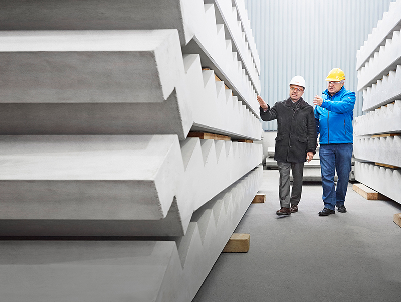 Das Fließmittel MasterEase optimiert rheologische Eigenschaften von Hochleistungsbeton und beschleunigt die Produktion. Foto: © BASF SE