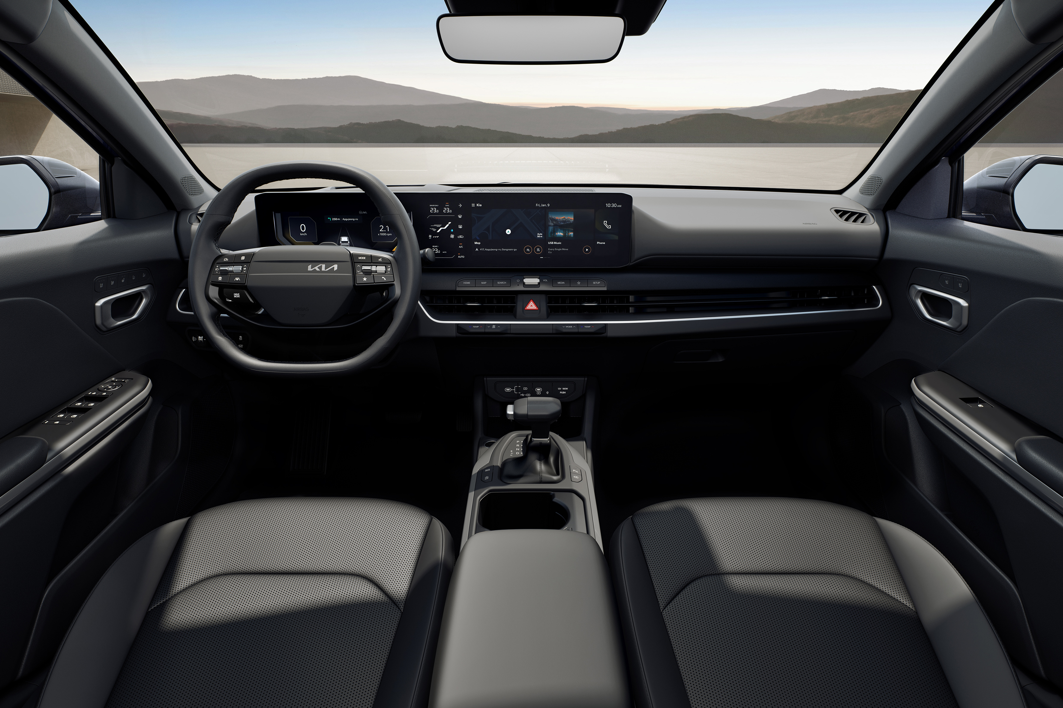 Blick auf das Armaturenbretts des Kia K4 Sportswagon. Foto: © Kia