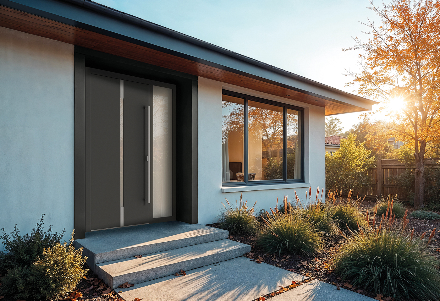 Die neuen Haust&uuml;ren stehen mit den drei T&uuml;r-Linien und einem &uuml;bersichtlichen Sortiment zur Verf&uuml;gung &ndash; ideal f&uuml;r jeden Geschmack und Geldbeutel. Foto: © Novoferm