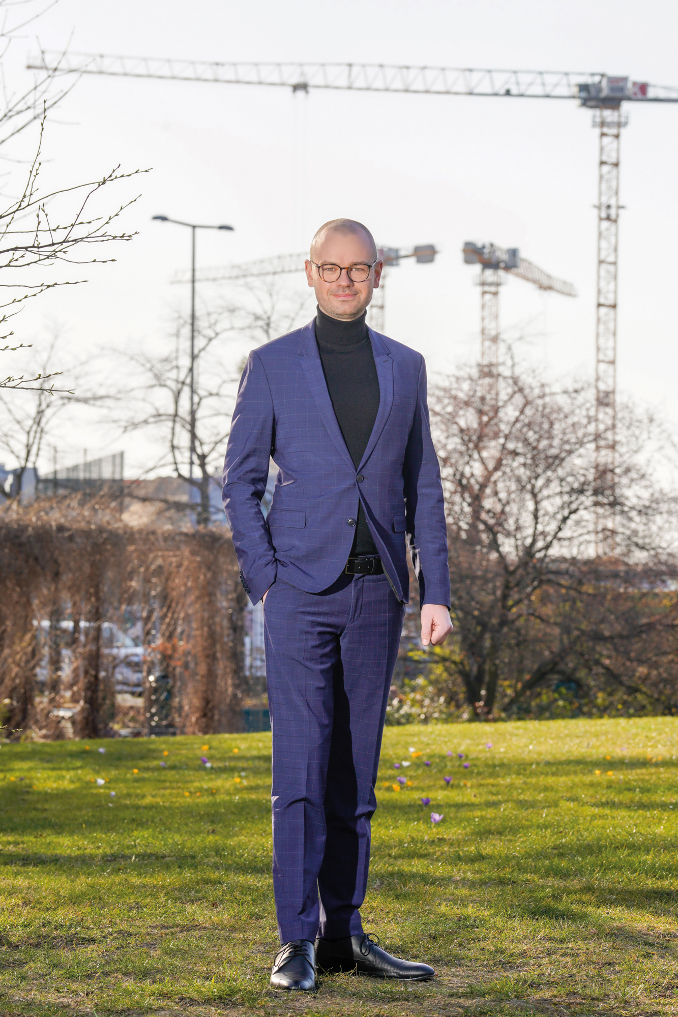 Tim-Oliver M&uuml;ller, Hauptgesch&auml;ftsf&uuml;hrer des Hauptverbands der Deutschen Bauindustrie Foto: © HDB/Mark Bollhorst