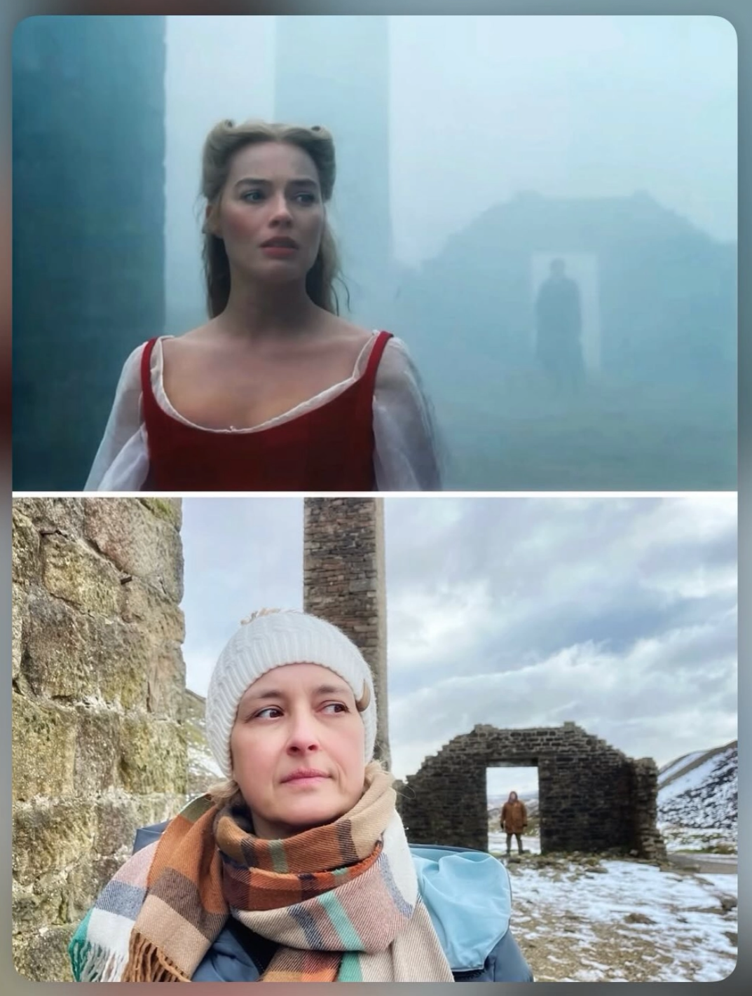 Cinema-Influencerin Andrea David auf Recherchetour. Foto: © Instagram-Kanal @filmtourismus (Andrea David) 