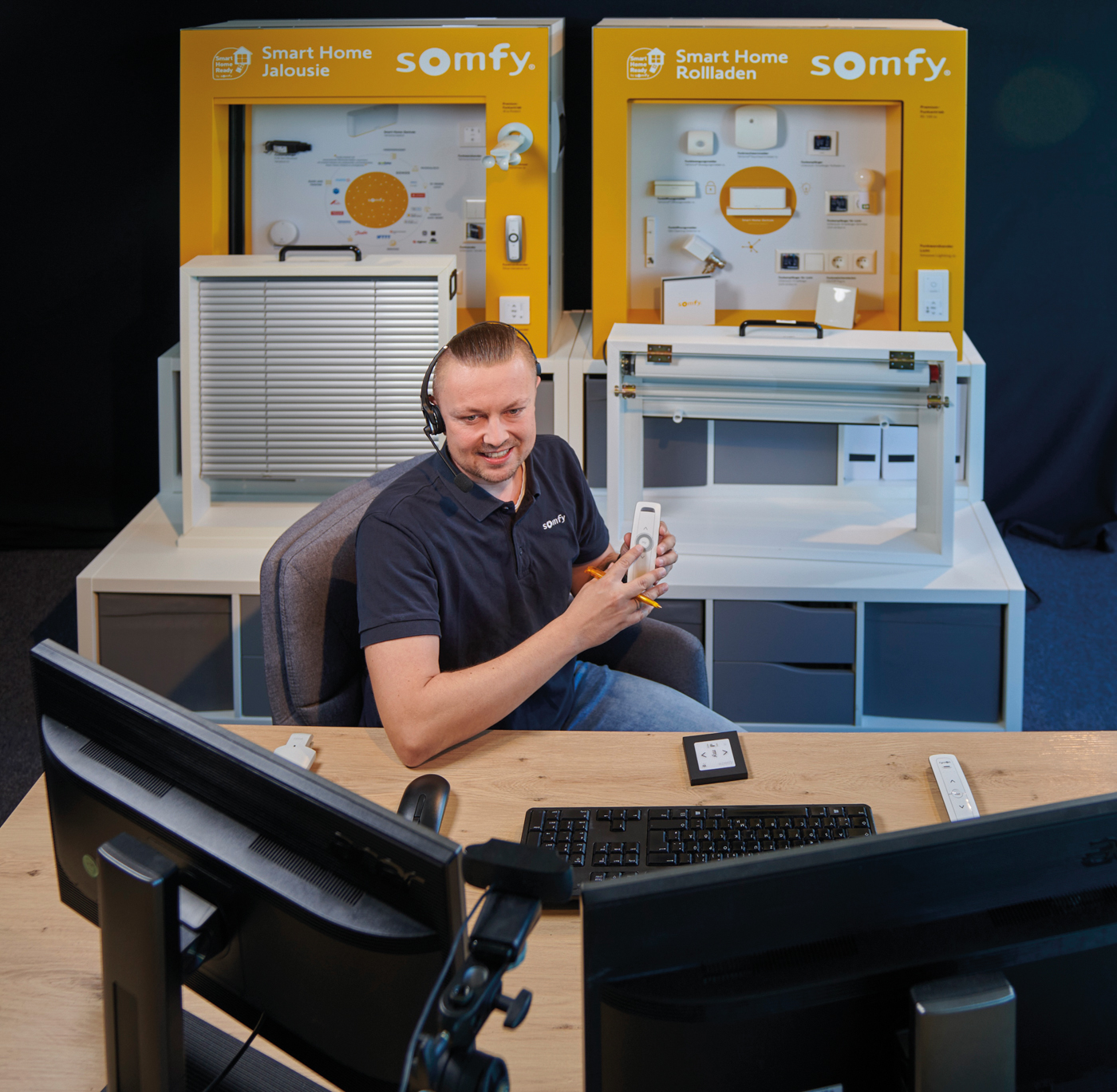 Fallbeispiele aus der Praxis machen die Webinare anschaulich und erleichtern den Transfer in den beruflichen Alltag. Foto: © Somfy