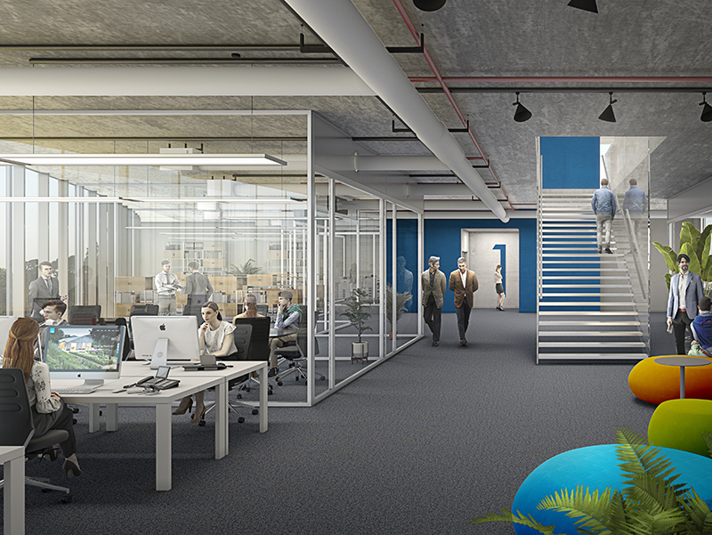 Alle Arbeitsräume werden mit Streulicht durchflutet. Foto: © Nice