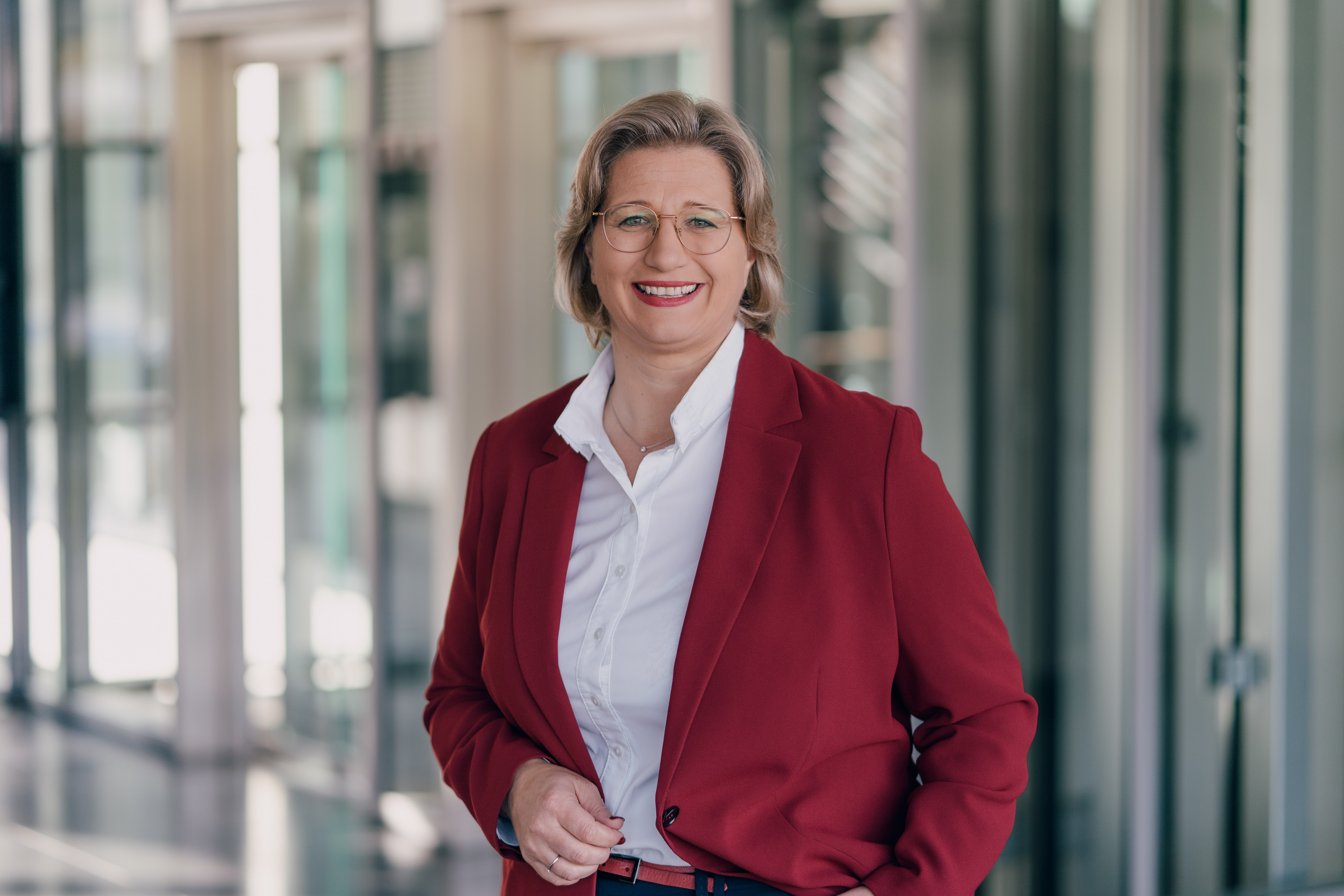 Anke Rehlinger: Wir lassen die saarländischen Unternehmen nicht allein. Foto: © Fionn Gross